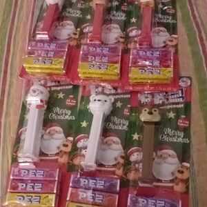 Christmas Candy Dispenser Set - Festive Colors